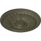 Ekena Millwork Stockport Ceiling Medallion (Fits Canopies up to 6 1/4"), Hand-Painted Witch Hazel, 28"OD x 2 3/4"P CM28STWHF - alternate 2